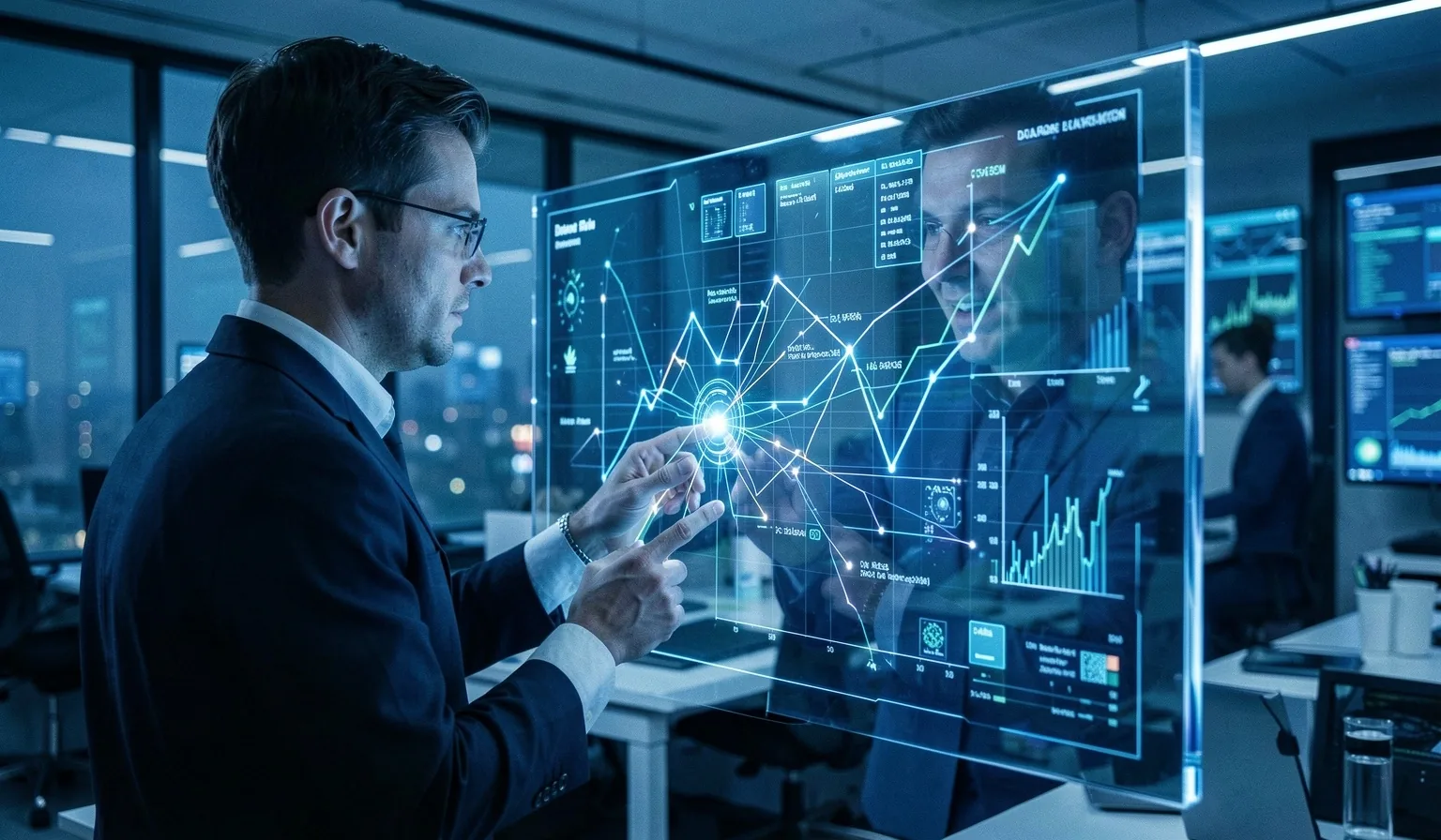 Visual representation of data refinement